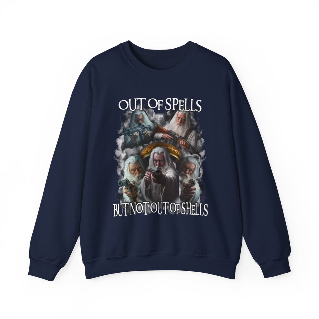 Out Of Spells But Not Out Of Shells Sweatshirt