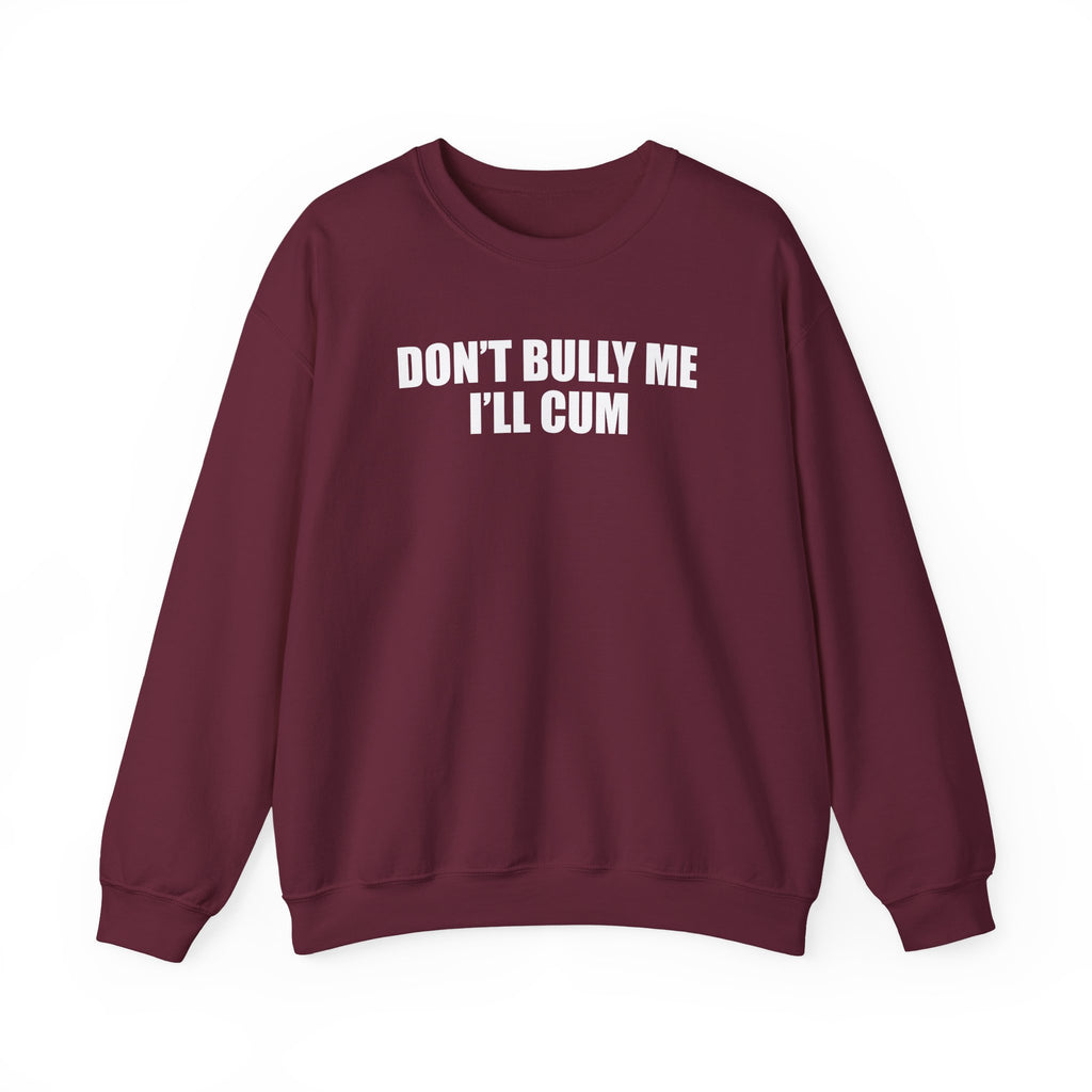 Don’t Bully Me I’ll Cum Sweatshirt