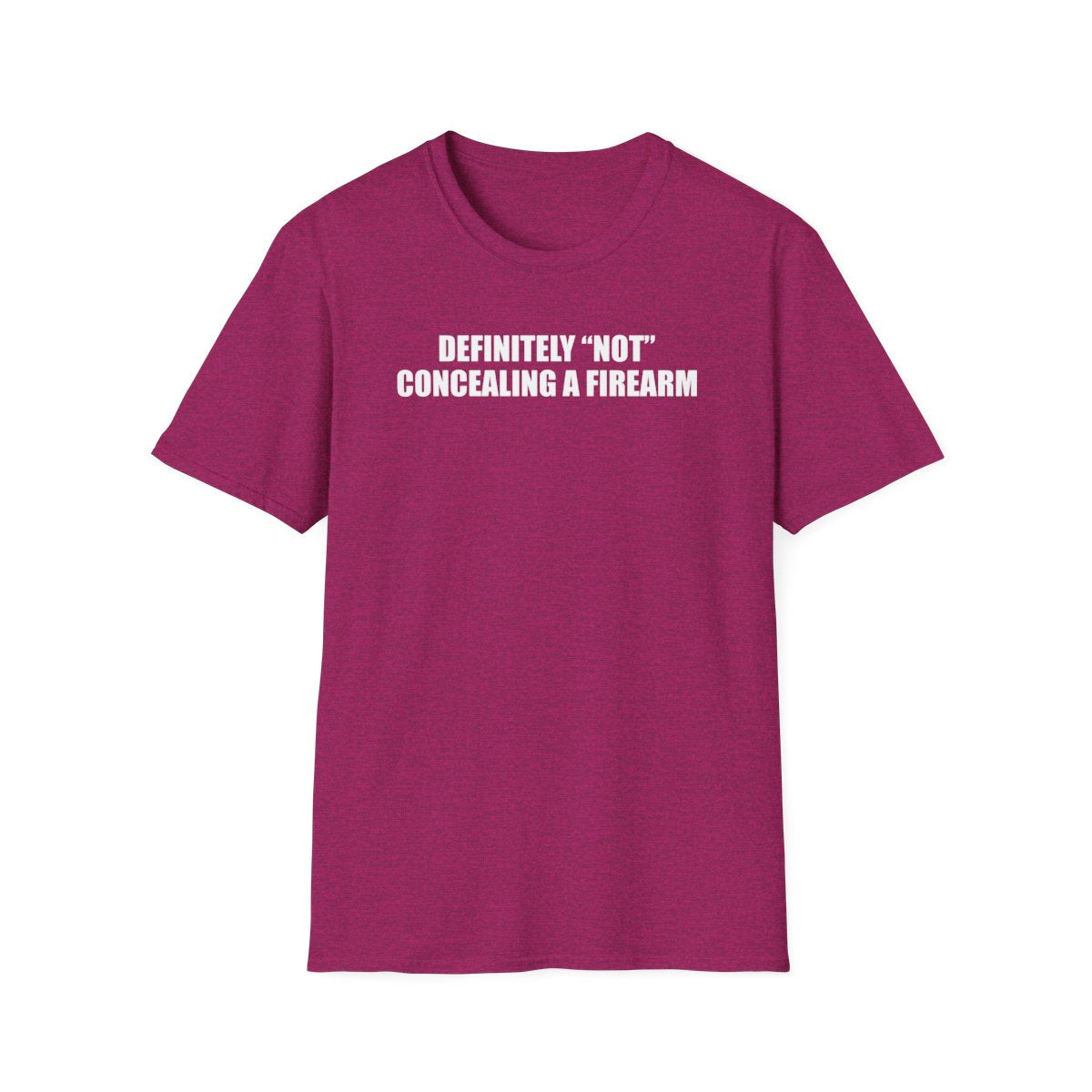 Definitely Not Concealing A Firearm T-Shirt